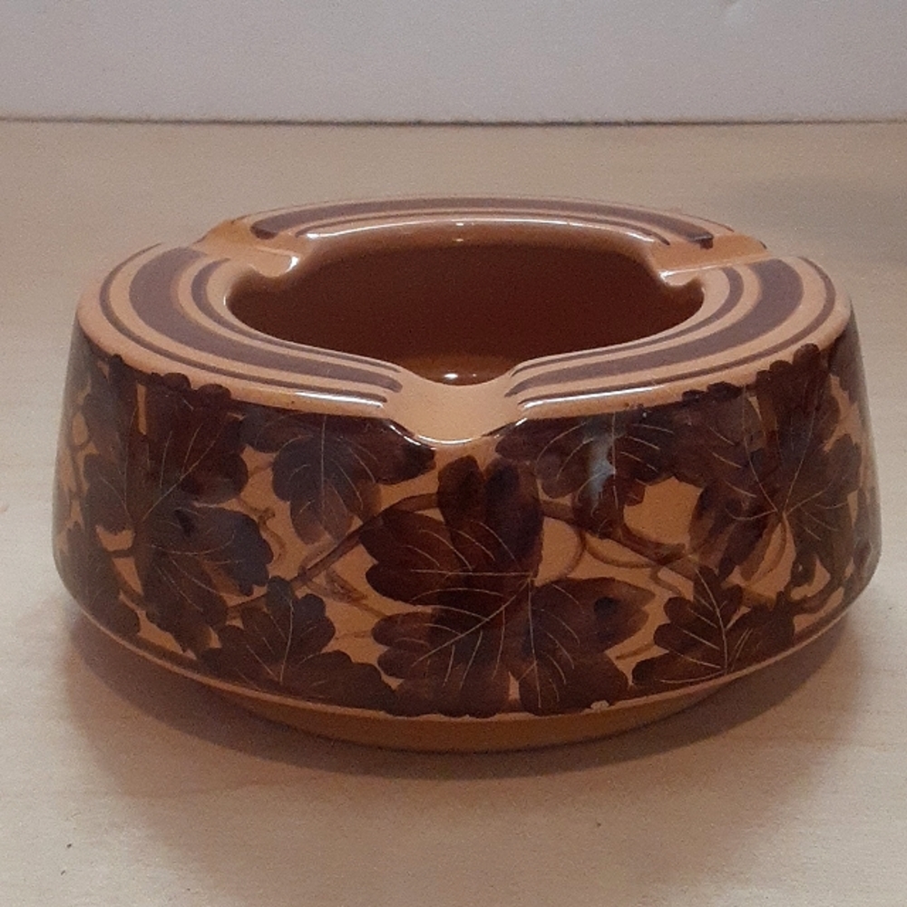 Highly glazed Handmade Cyprus Ashtray
